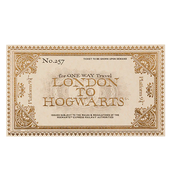 Hogwarts Express Souvenir Ticket