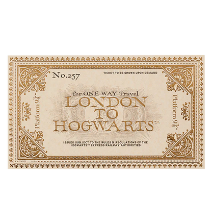 Hogwarts Express Souvenir Ticket