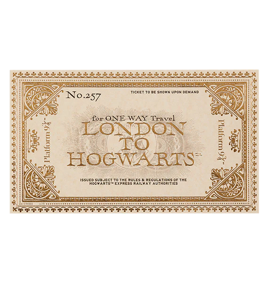 Hogwarts Express Souvenir Ticket