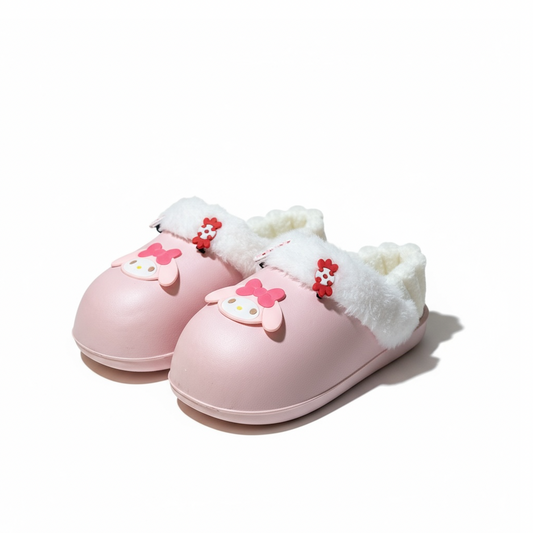 Pantuflas My Melody Rosas con Peluche