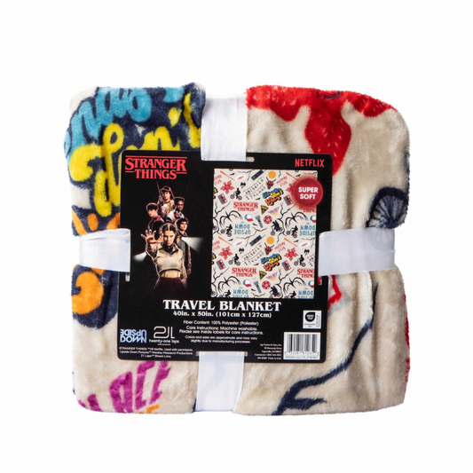 Cobija de Viaje Stranger Things – Travel Blanket Oficial Netflix