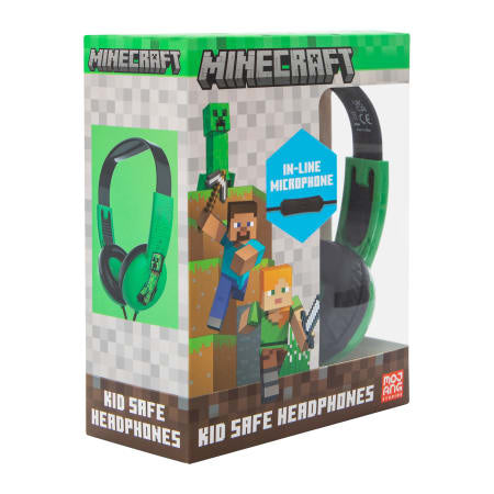 Audífonos Minecraft de Creeper