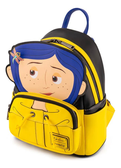 Mini Mochila Loungefly Coraline Raincoat