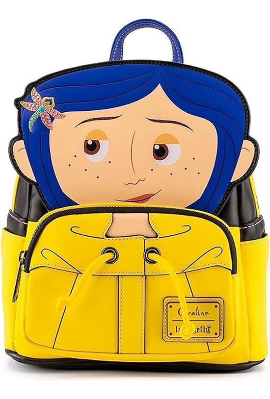 Mini Mochila Loungefly Coraline Raincoat