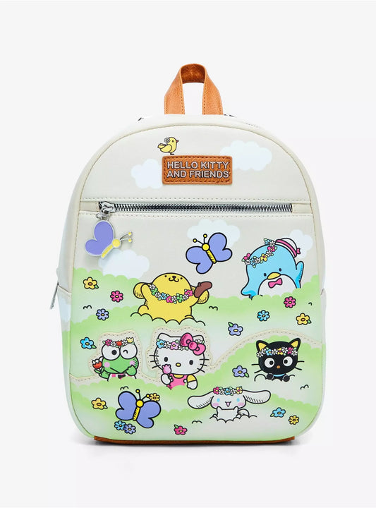 Mini Mochila Hello Kitty And Friends Flower