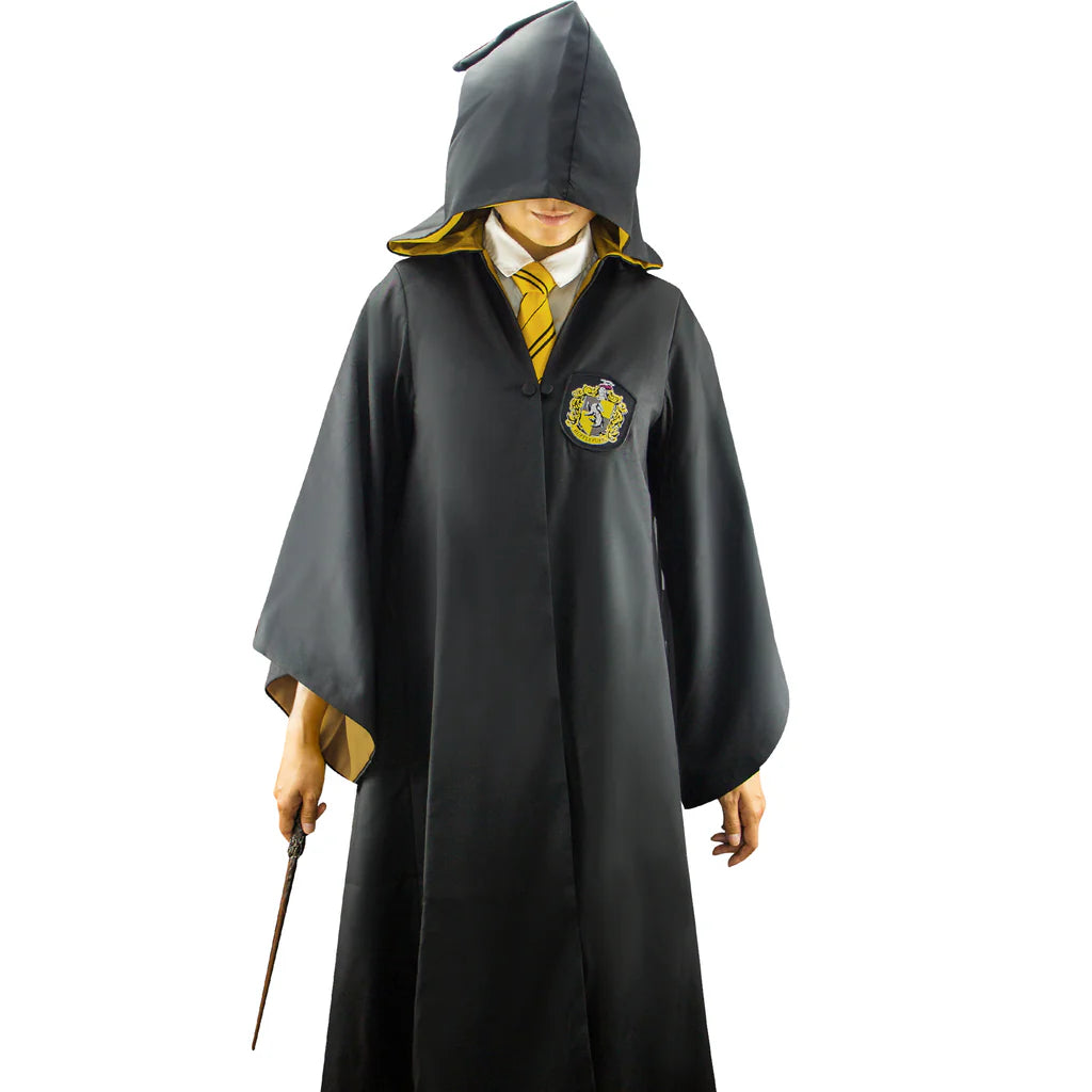 Bata Disfraz Hufflepuff Harry Potter – Oficial y Unisex