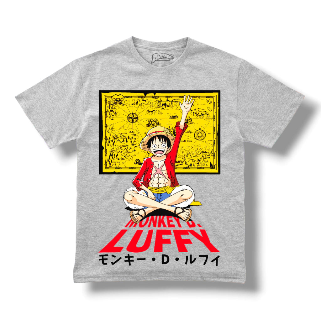 Playera Luffy Map