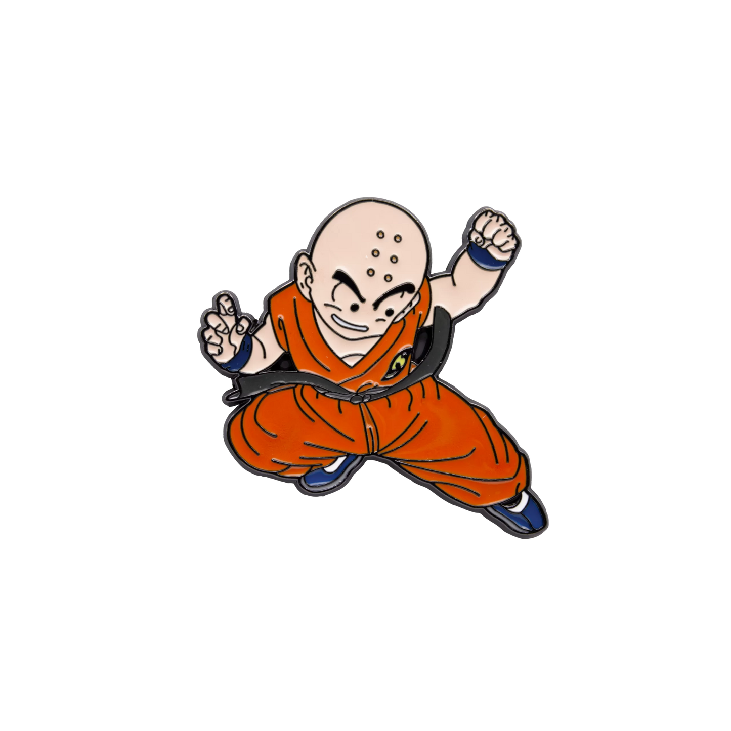 Set de 4 pines Dragon Ball Clásico (Gokú, Krilin, Esfera y Kanji)