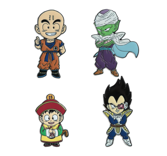 Set de Pines Metálicos Dragon Ball Z