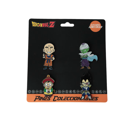 Set de Pines Metálicos Dragon Ball Z