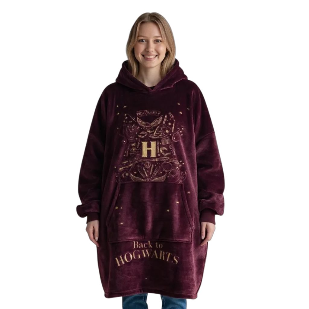Maxi Sudadera Reversible Harry Potter Hedwig & Hogwarts