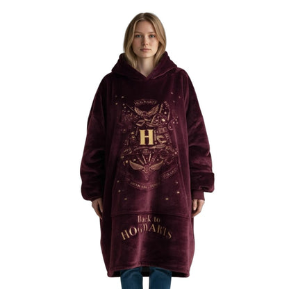 Maxi Sudadera Reversible Harry Potter Hedwig & Hogwarts