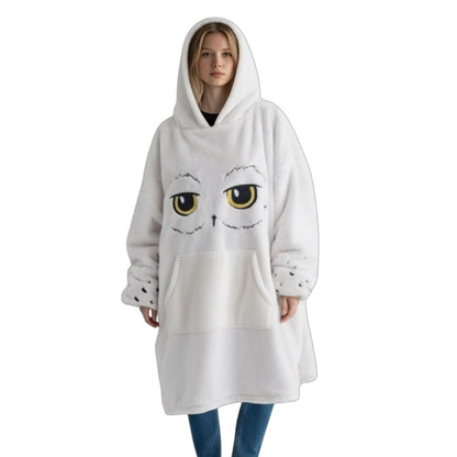 Maxi Sudadera Reversible Harry Potter Hedwig & Hogwarts