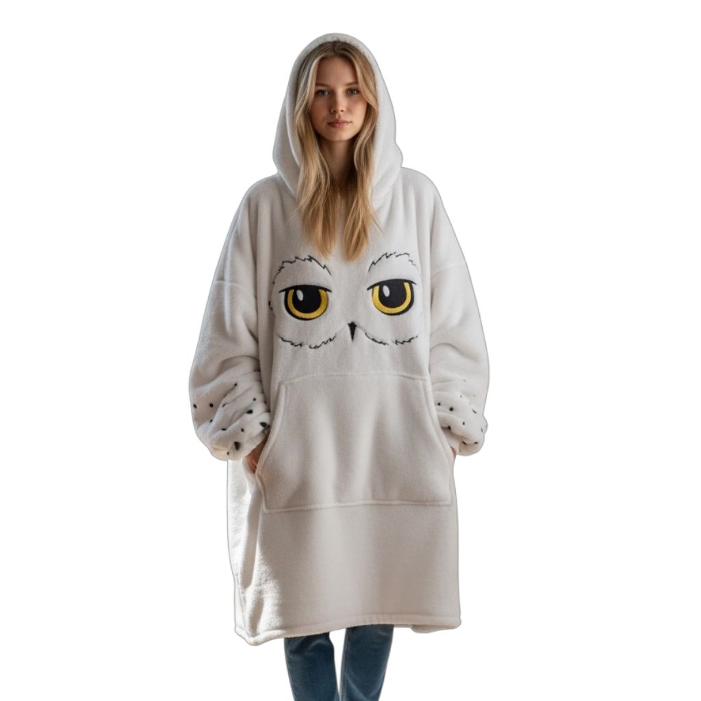 Maxi Sudadera Reversible Harry Potter Hedwig & Hogwarts