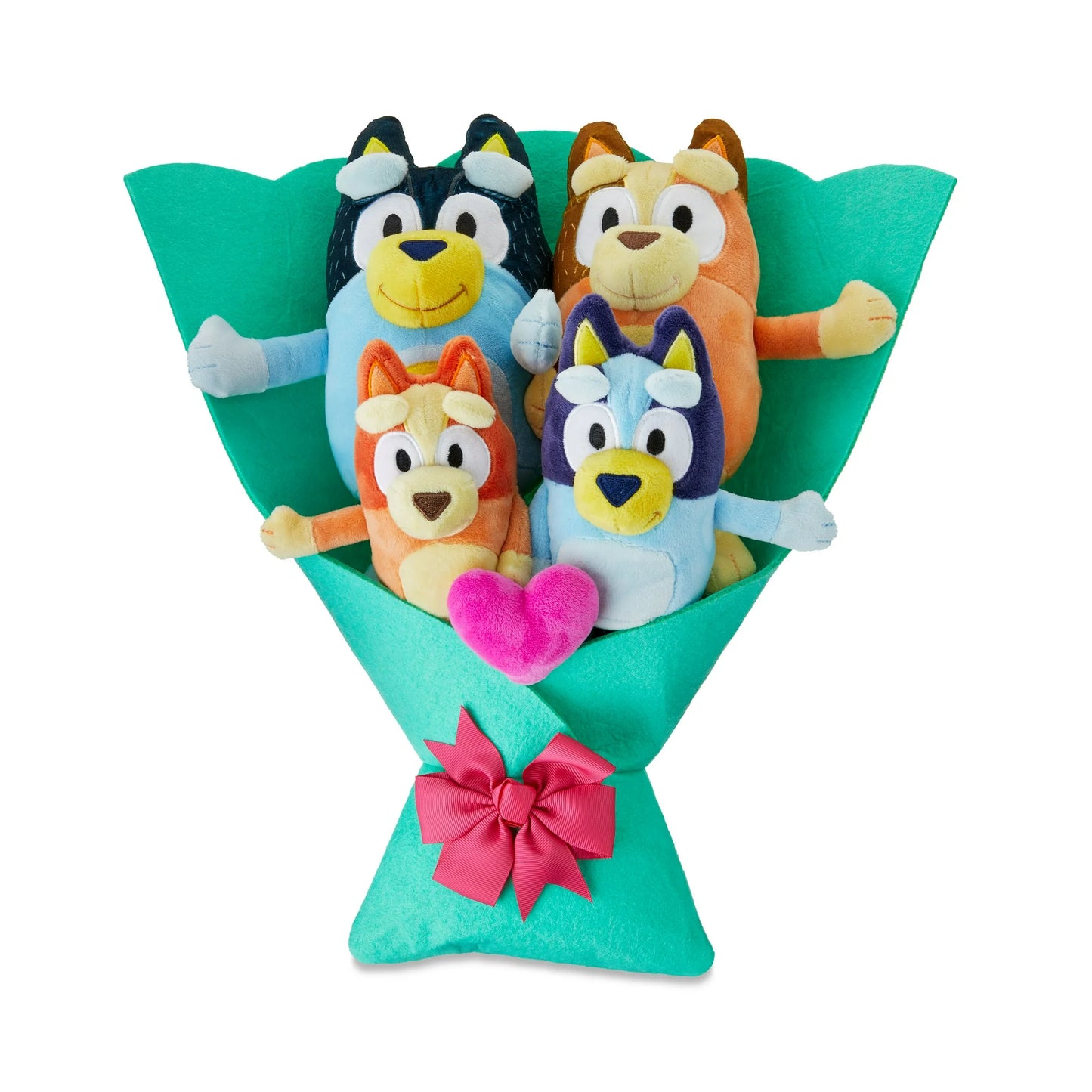 Ramo De Peluche Familia Bluey San Valentin