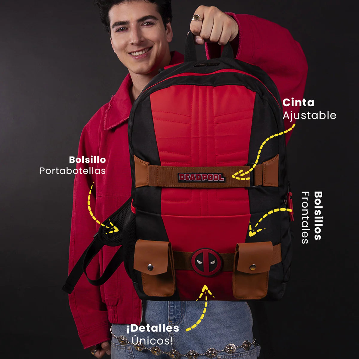 Mochila Marvel - Deadpool Cowboy