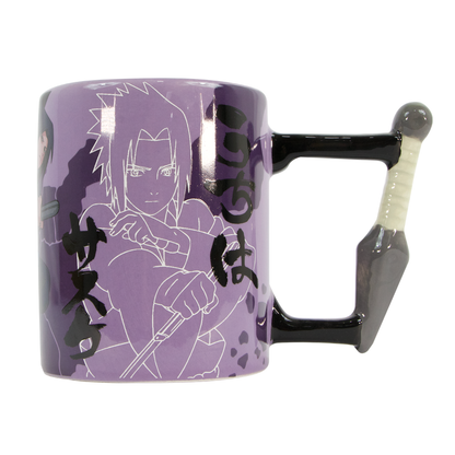 Taza Coleccionable Kunai Sasuke Uchiha Jumbo 460 Ml