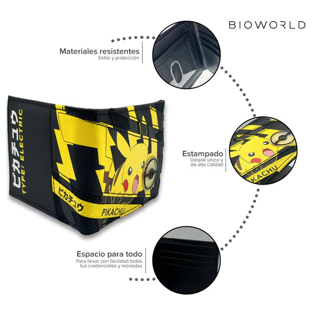Cartera Bifold Pikachu - Pokémon