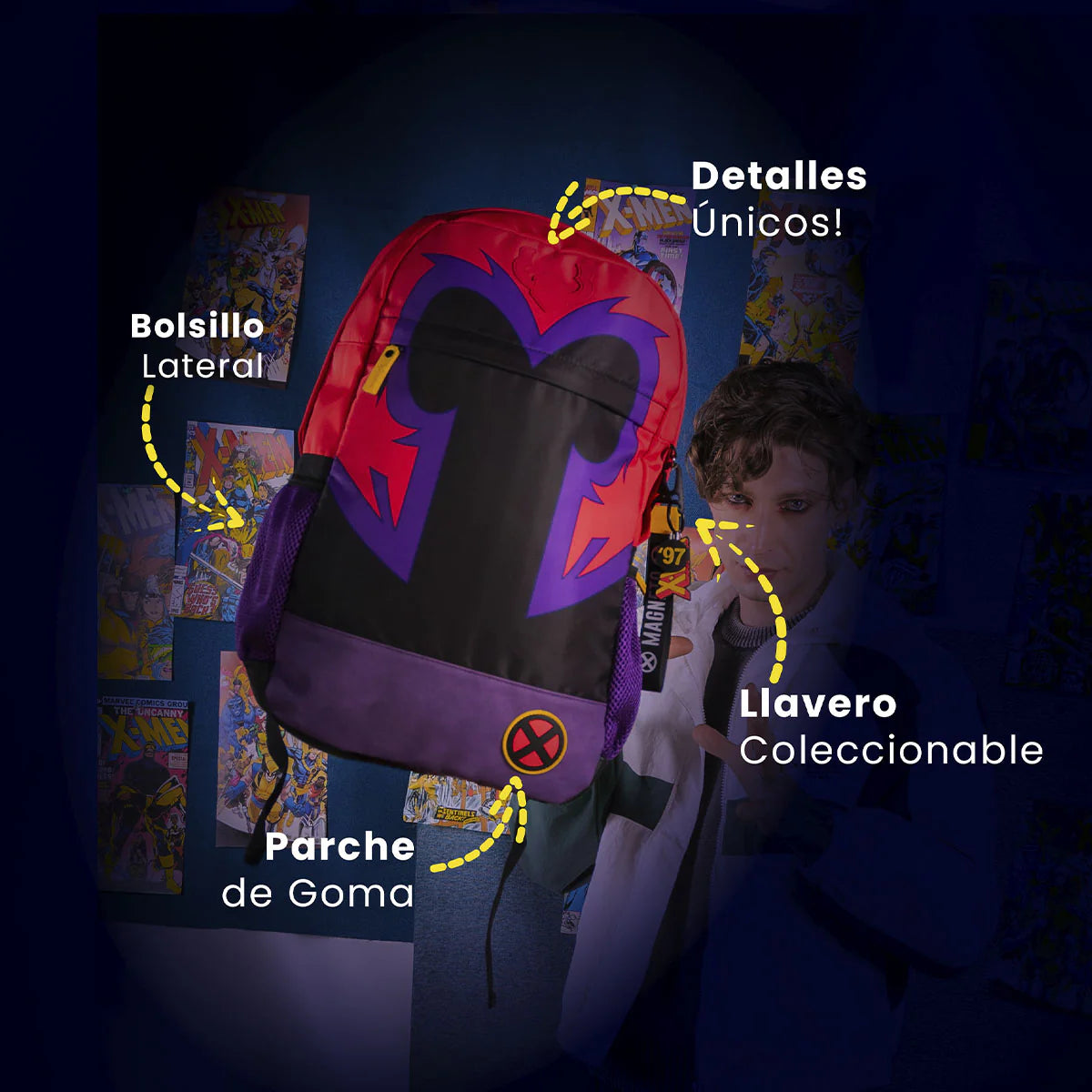 Mochila Magneto – Classic Edition Marvel