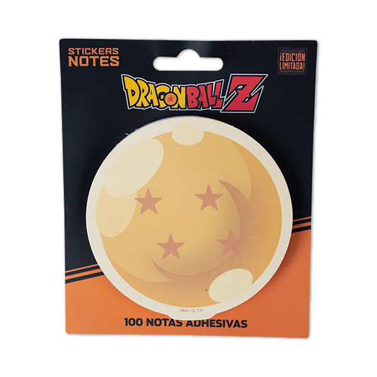 Notas Adhesivas Dragon Ball Z Esfera de 4 Estrellas 100 Notas