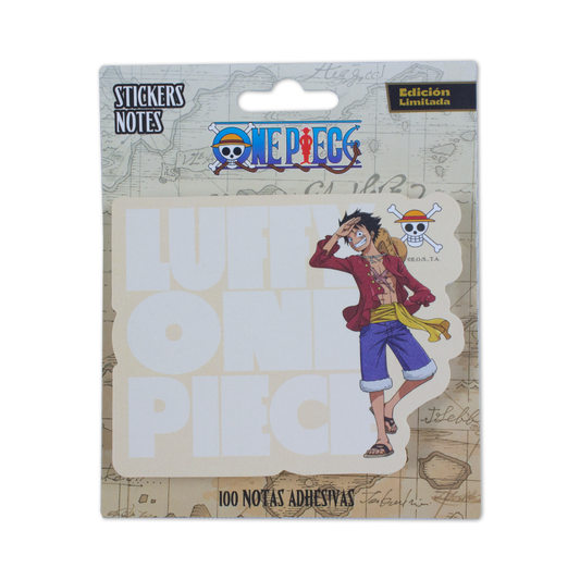 Notas Adhesivas One Piece Monkey D Luffy 100 Notas