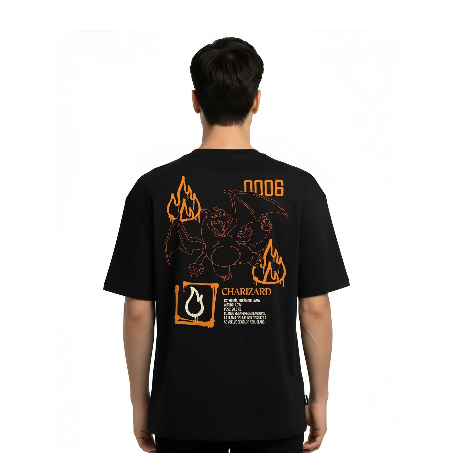 Playera Charizard Graffiti - Pokémon