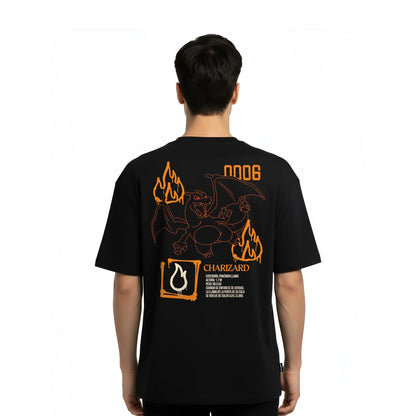 Playera Charizard Graffiti - Pokémon