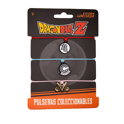 Pulseras De La Amistad Set 3 Pzs - Dragon Ball Z