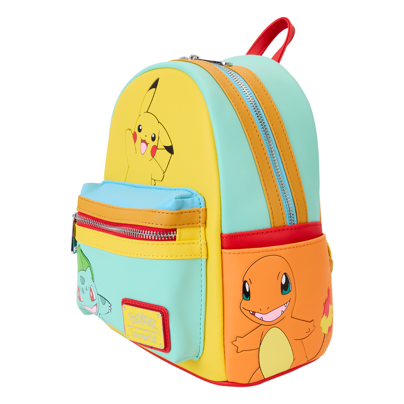 Mini Mochila Loungefly Pokémon Iniciales