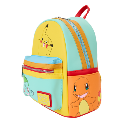 Mini Mochila Loungefly Pokémon Iniciales