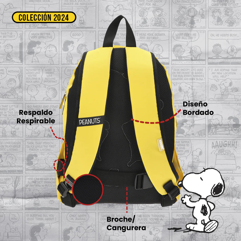 Mochila Con Cangurera Charlie Brown - Peanuts
