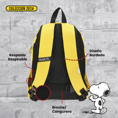 Mochila Con Cangurera Charlie Brown - Peanuts