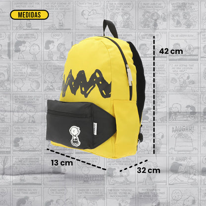 Mochila Con Cangurera Charlie Brown - Peanuts