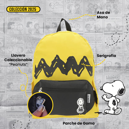 Mochila Con Cangurera Charlie Brown - Peanuts
