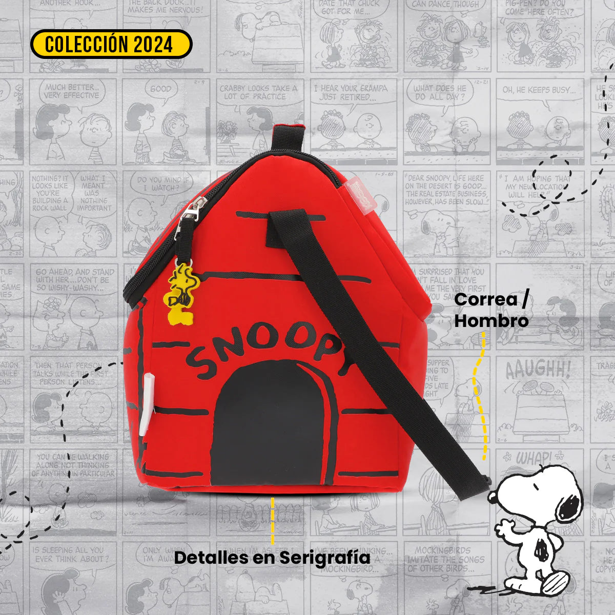 Lonchera Casa Roja Snoopy Peanuts