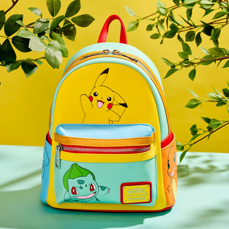 Mini Mochila Loungefly Pokémon Iniciales