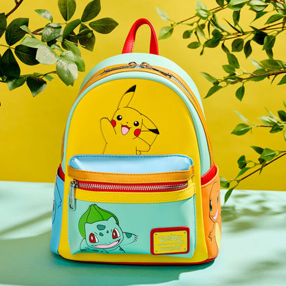 Mini Mochila Loungefly Pokémon Iniciales