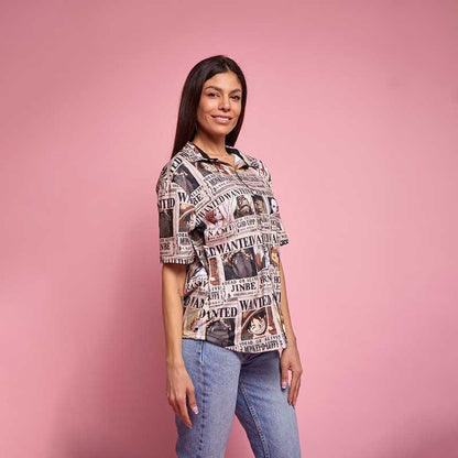 Camisa Pijama Mugiwaras Wanted