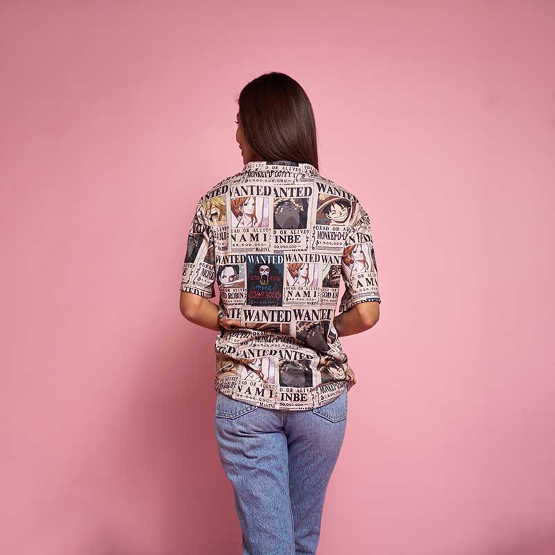 Camisa Pijama Mugiwaras Wanted