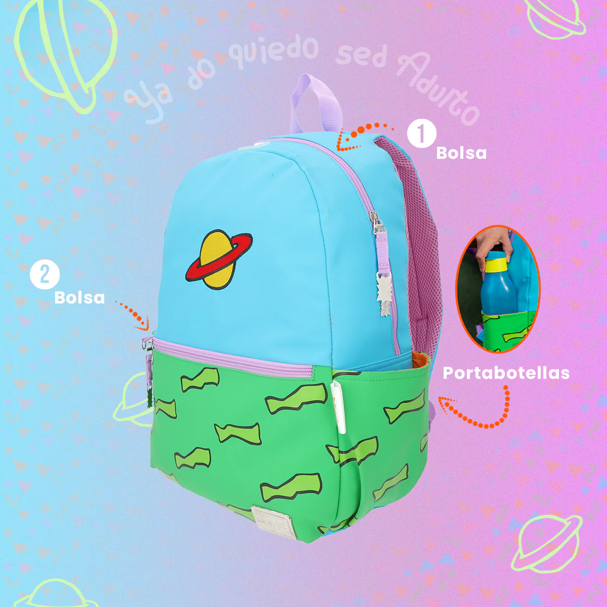 Mochila De Carlitos Con Lapicera - Rugrats