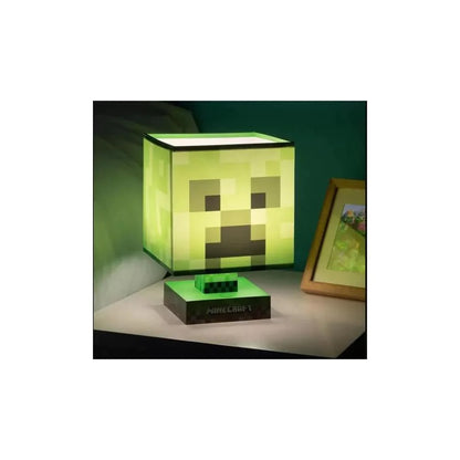 Lámpara Minecraft Creeper