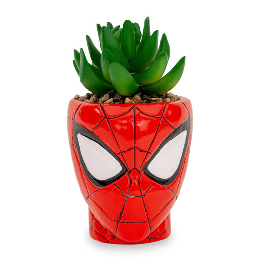 Maceta Artificial Suculenta de Spiderman