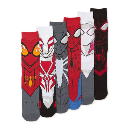 Set De Calcetines Para Hombre Spider-Man - 6 Pares