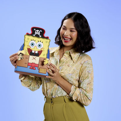 Mini Mochila Loungefly con Disfraz de Pirata de Bob Esponja