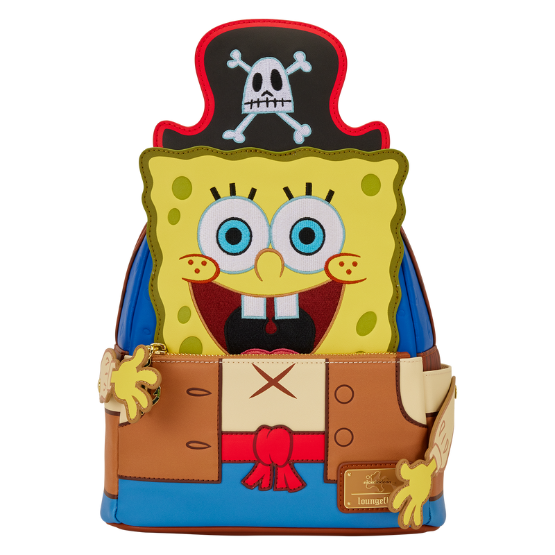 Mini Mochila Loungefly con Disfraz de Pirata de Bob Esponja