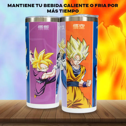 Termo Metálico Dragon Ball Z - Espíritu Saiyajin