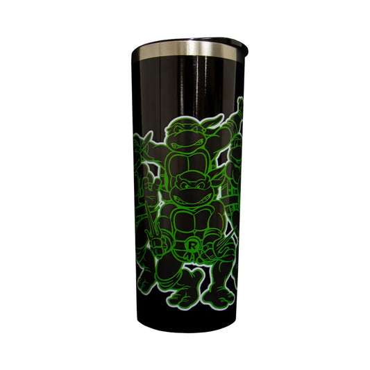 Termo Metálico Tortugas Ninja Negro - 591 ml