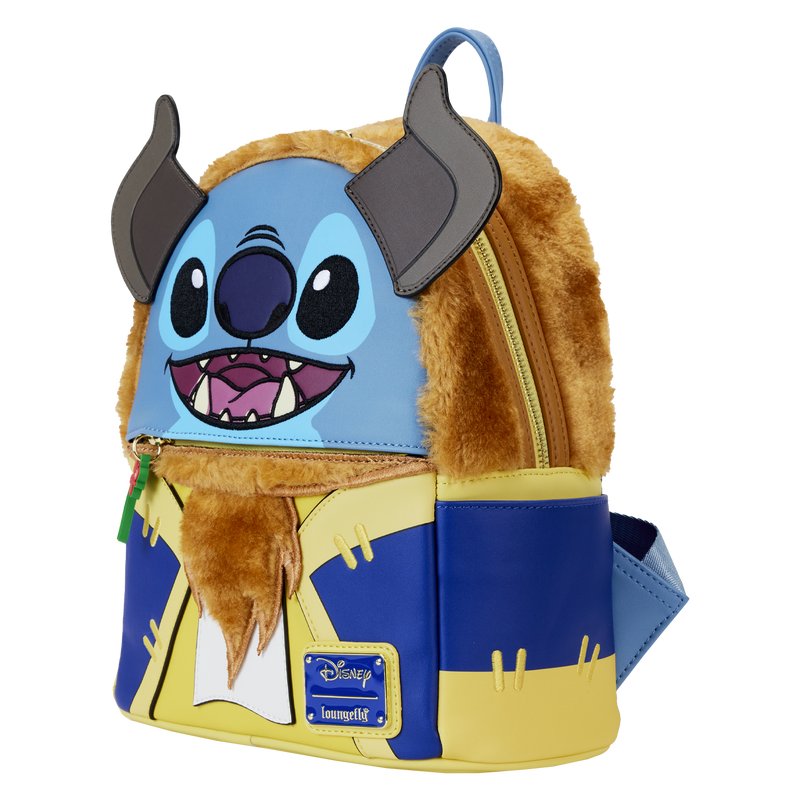 Mini Mochila Exclusiva Para Cosplay de Stitch Con Disfraz De Bestia