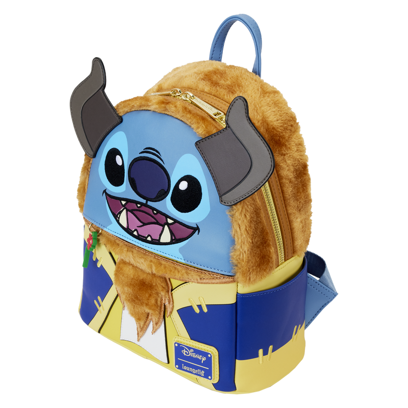 Mini Mochila Exclusiva Para Cosplay de Stitch Con Disfraz De Bestia