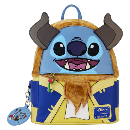 Mini Mochila Exclusiva Para Cosplay de Stitch Con Disfraz De Bestia